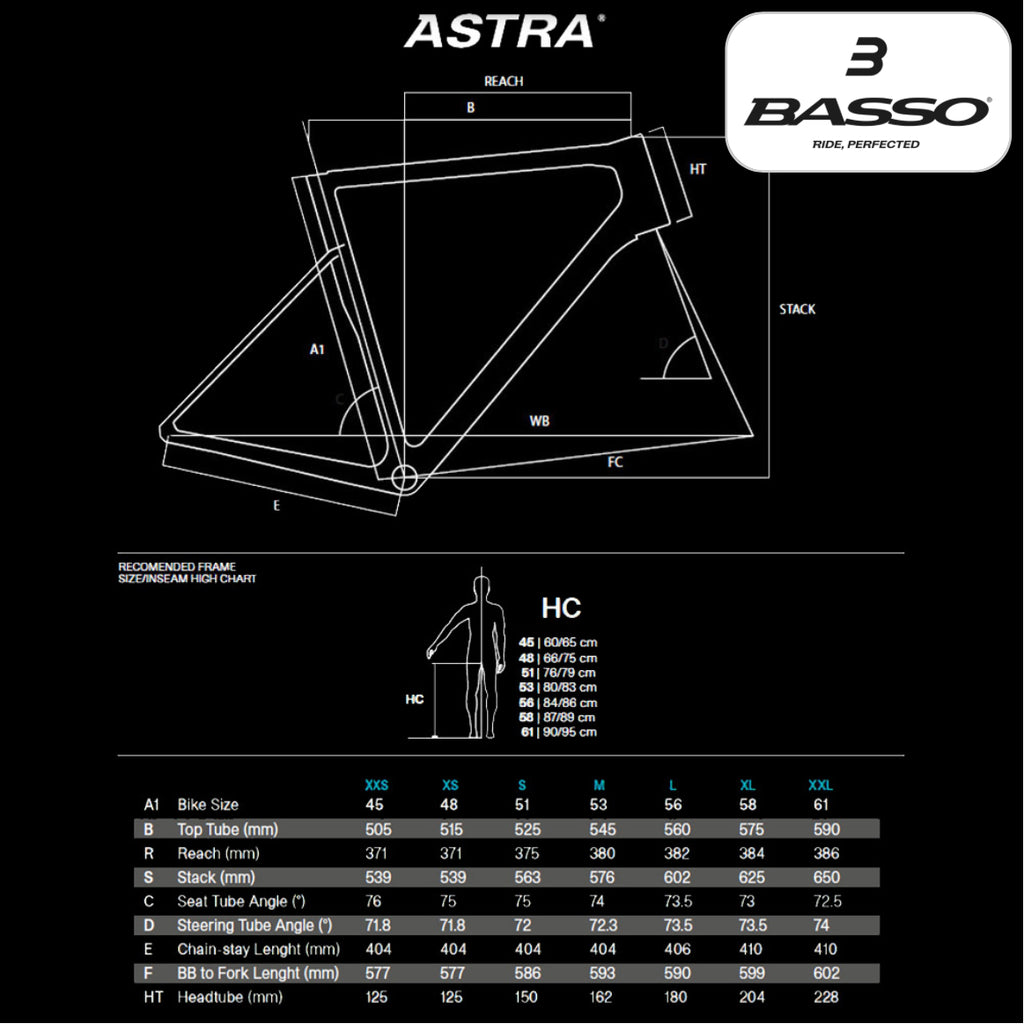 Basso Astra 105 DI2 Cosmic S Chroma White Bike